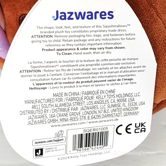 🐣 TANDY 🐰 Chocolate Bunny Easter 2024 Original Squishmallow ☆》NWT《☆ - Picture 8 of 8